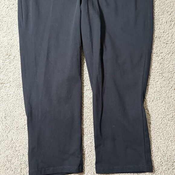 NWT LIVI  Women’s Black Capri Leggings High Rise Stretch Activewear Lounge 18/20 - Picture 5 of 11
